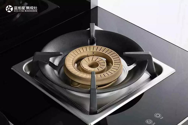 杏盛平台S5集成灶自主研发专利全铜燃烧器