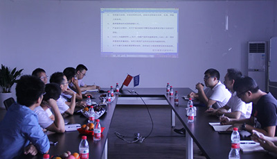 嵊州市组织部部长及科技局相关领导、绍兴文理学院专家一行来新城注册总部调研考察