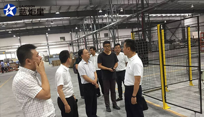 协会领导调研新城注册集成灶智造小镇