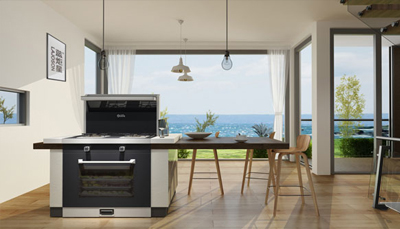 美食当配好厨房，厨房焕新从新城注册集成灶开始