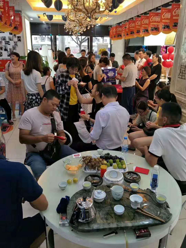 杏盛平台集成灶漳州周年庆落地68单！