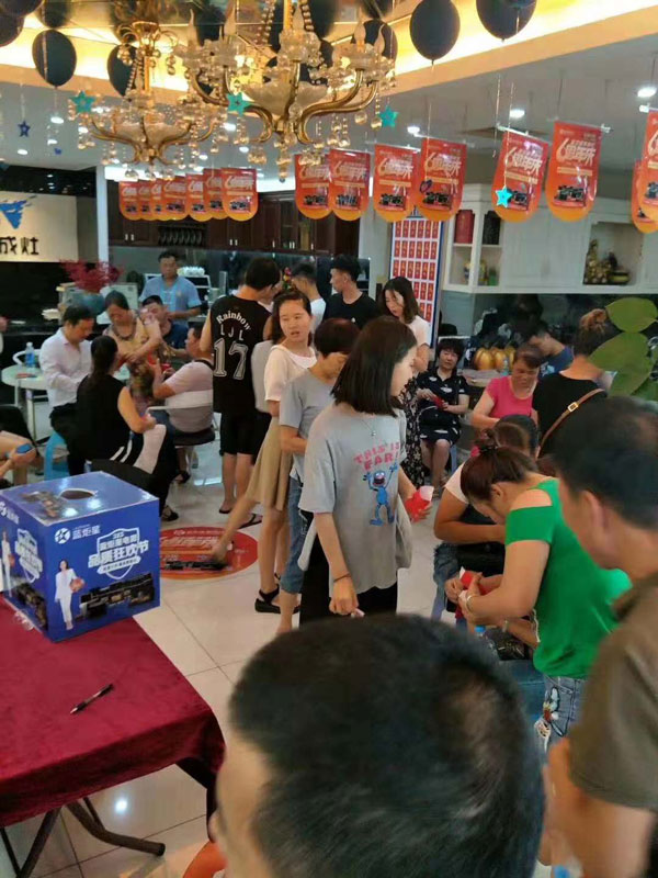 杏盛平台集成灶漳州周年庆落地68单！