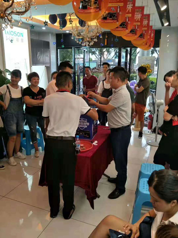 杏盛平台集成灶漳州周年庆落地68单！