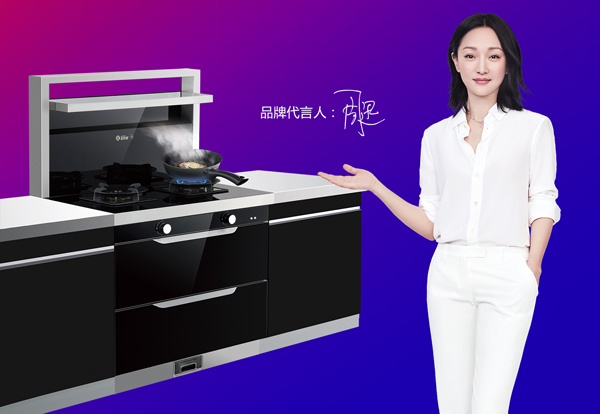 杏盛平台集成灶代言人:周迅