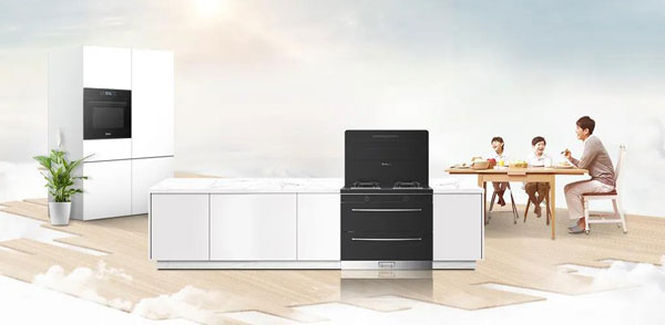 新城注册集成灶释放厨房空间