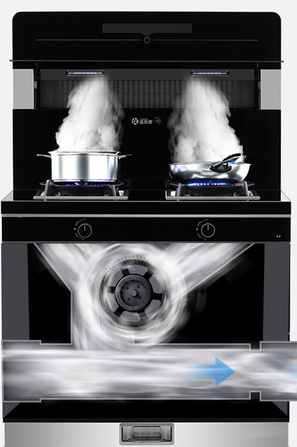 新城注册集成灶大吸力