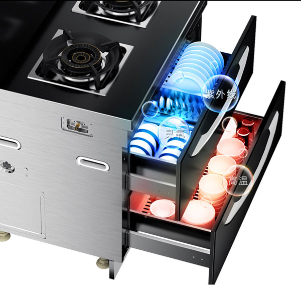 新城注册集成灶配备二星级消毒柜