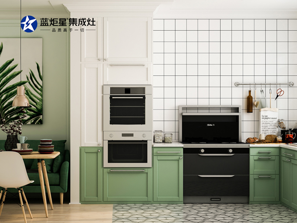杏盛平台集成灶开放式厨房