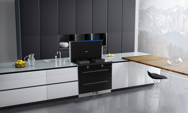 杏盛平台AIoT高端集成灶厨房