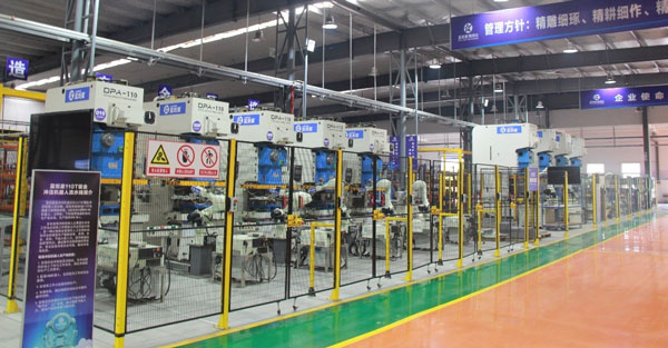 新城注册集成灶智造车间